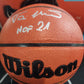Toni Kukoc Autographed Basketball JSA COA Chicago Bulls Hall of Fame Inscription