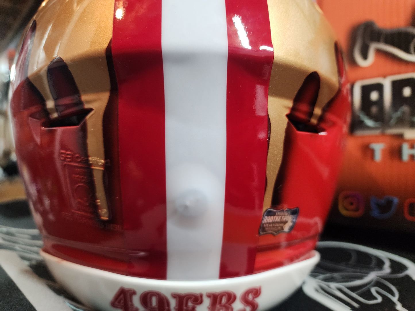 Steve Young Autographed 49ers Speed Flex DRIP Full Size Helmet Radtke COA