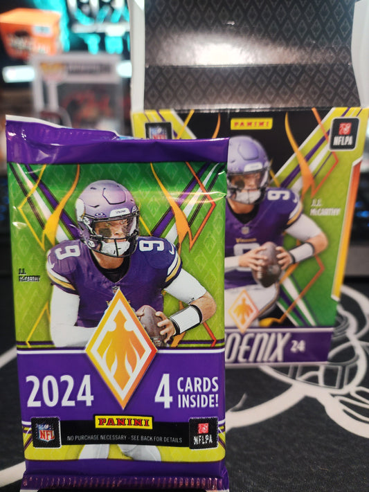 2024 Phoenix Football Blaster Pack Personal Break! Look for autographs and for ultra-rare COLOR BLAST and FLEX inserts!