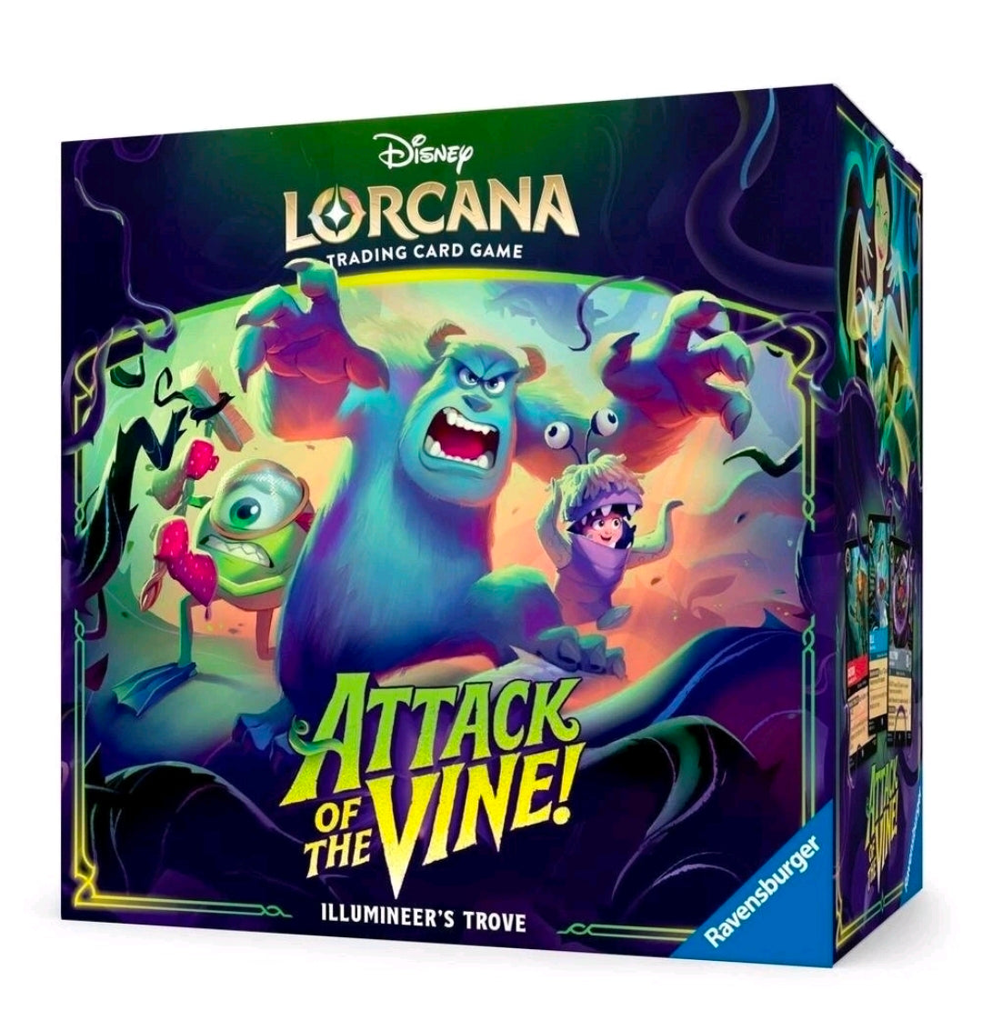 Disney Lorcana Attack of the Vine! Trove (EIGHT booster packs!)