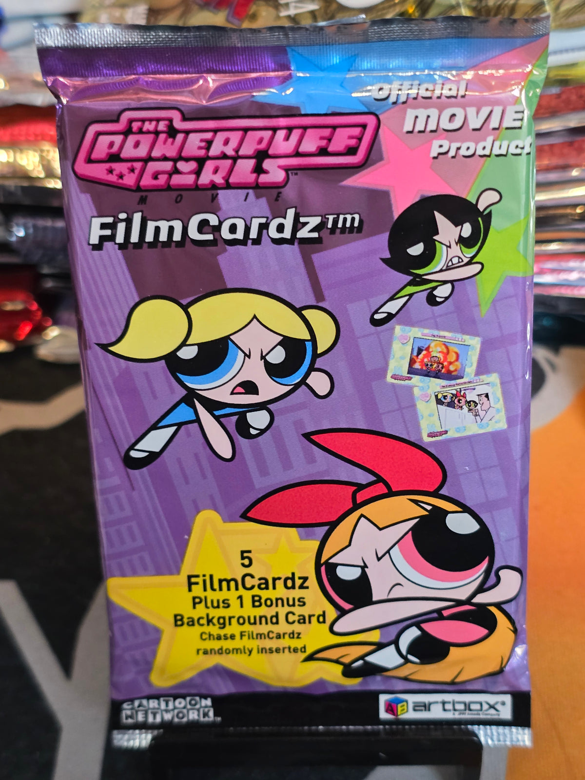 The Powerpuff Girls Cartoon Network Artbox - 5 Filmcardz plus 1 bonus card!
