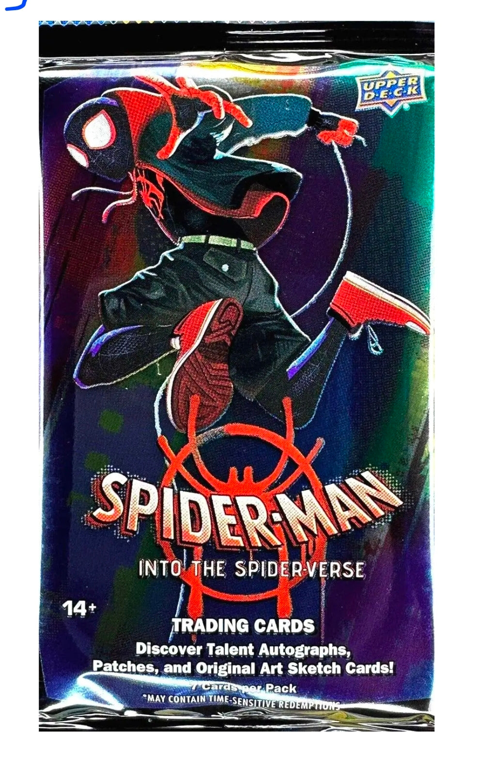 Marvel Spider-Man Into The Spider-Verse Movie Cards Hobby Pack