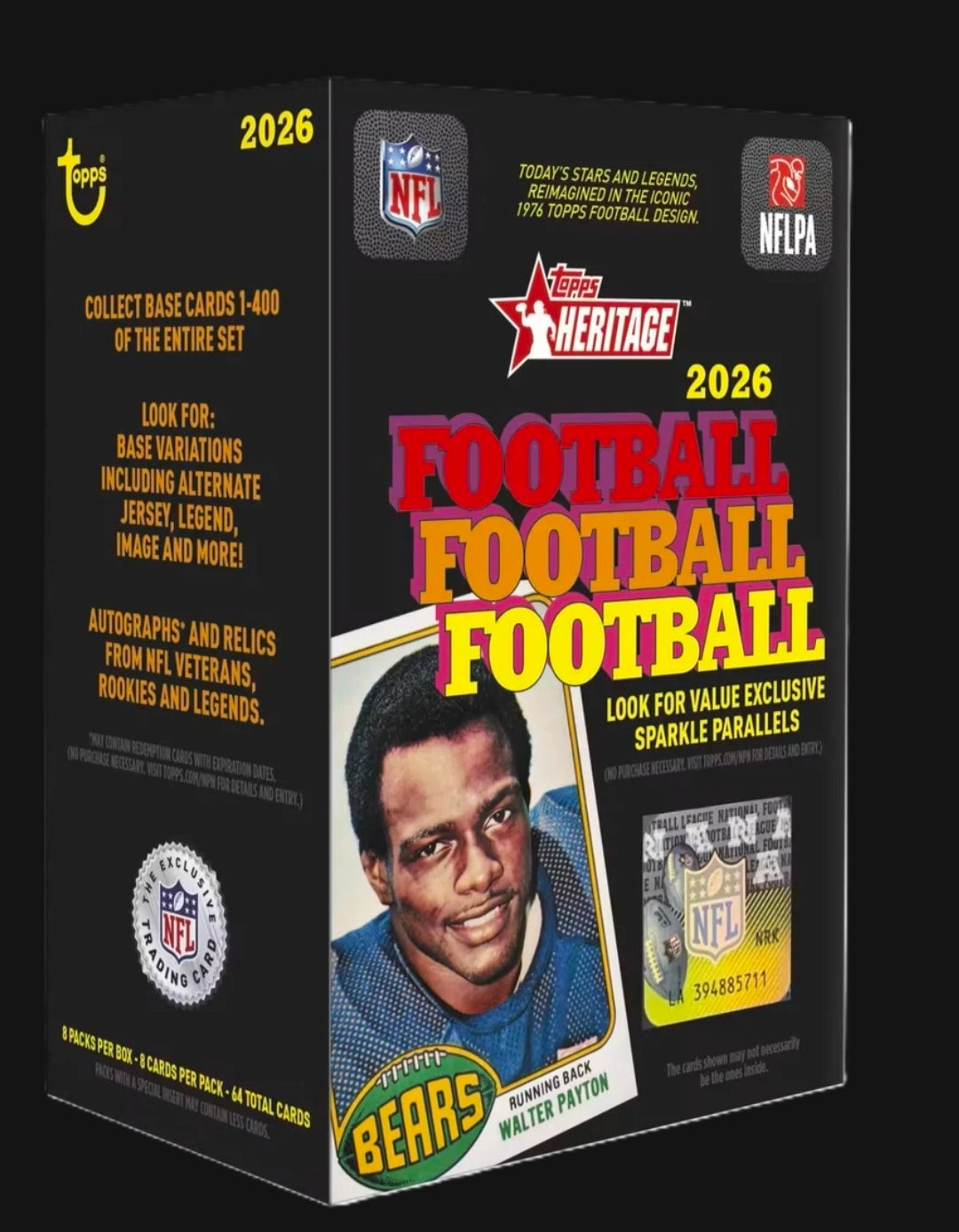 2026 Topps Heritage Football Blaster Box