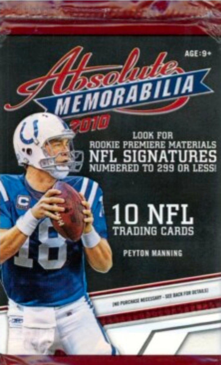 2010 Absolute Football Pack - Gronkowski, Tebow RC?