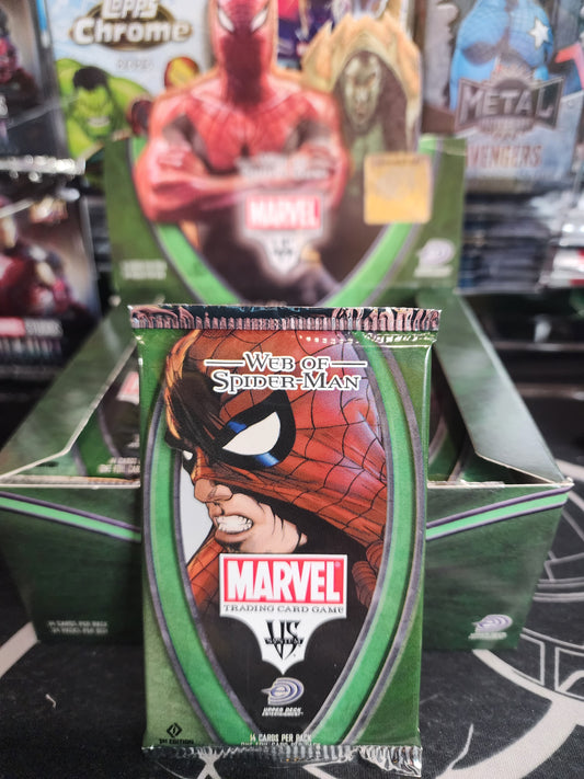 1994 Marvel VS System Web of Spider-man Booster Pack!