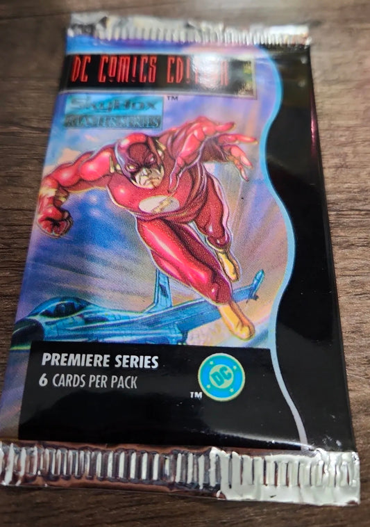 Lot of TWO (2) 1994 Skybox Master Series DC Comics Hobby Packs