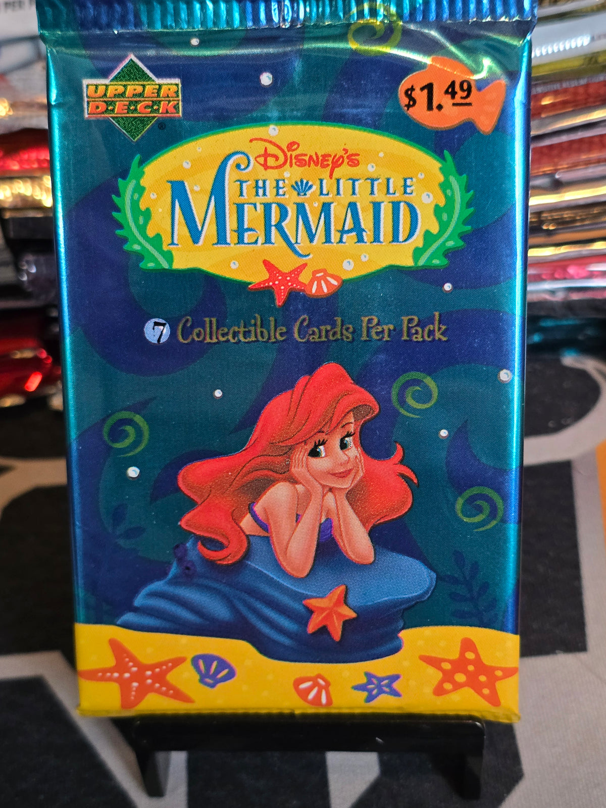 1997 Upper Deck The Little Mermaid Disney Pack