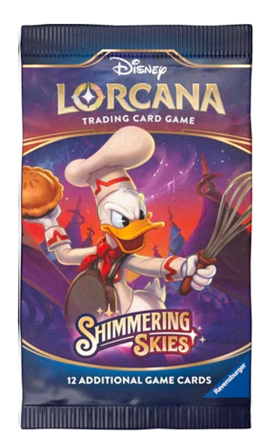 Disney Lorcana Shimmering Skies Booster Pack! 12 cards!