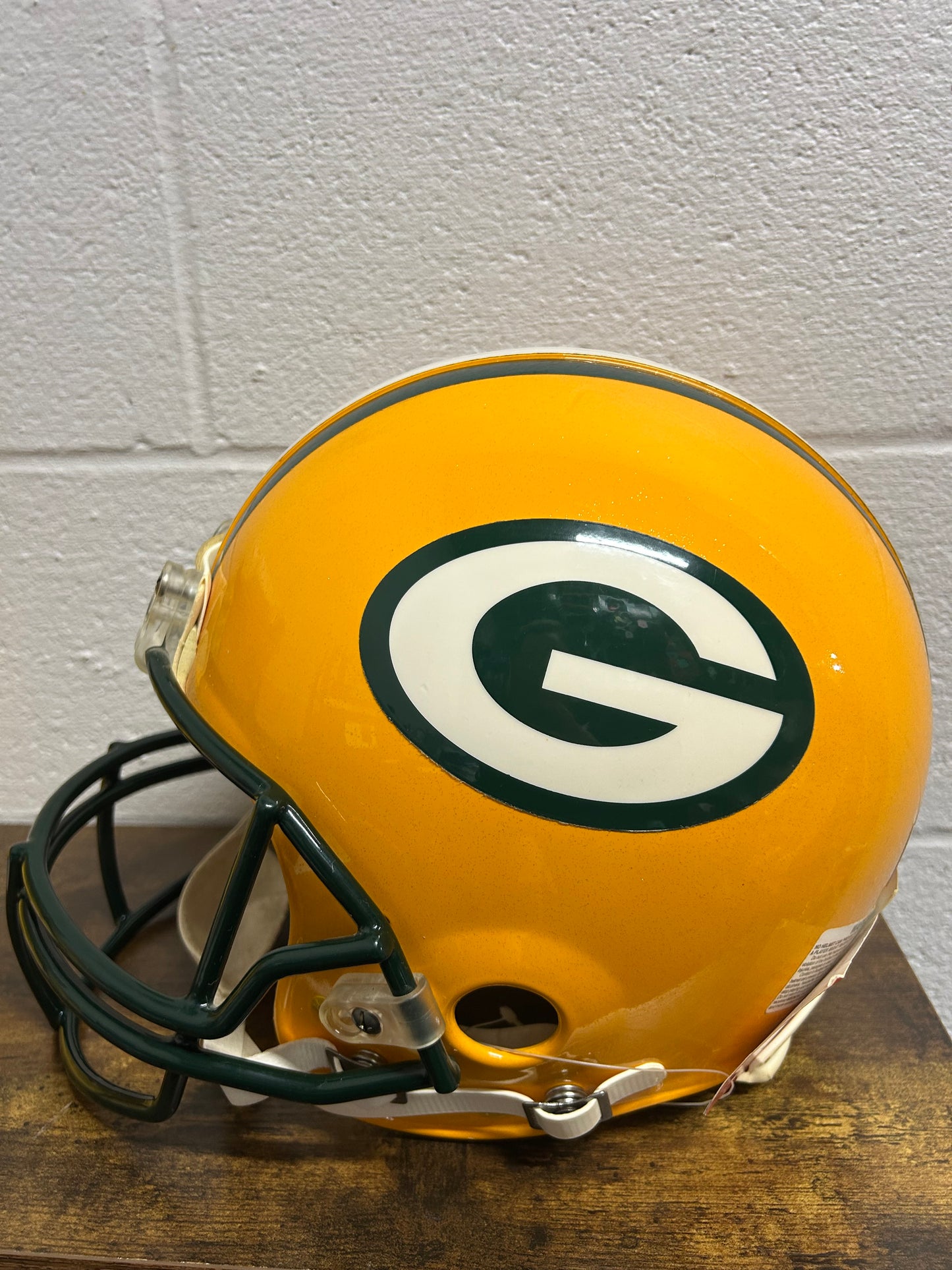 Aaron Rodgers AUTHENTIC  Autographed Full Size Helmet Green Bay Packers Fanatics COA