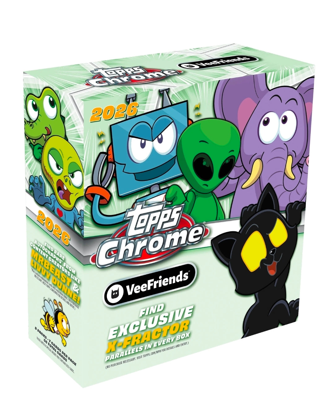 2026 TOPPS CHROME VEEFRIENDS MEGA BOX