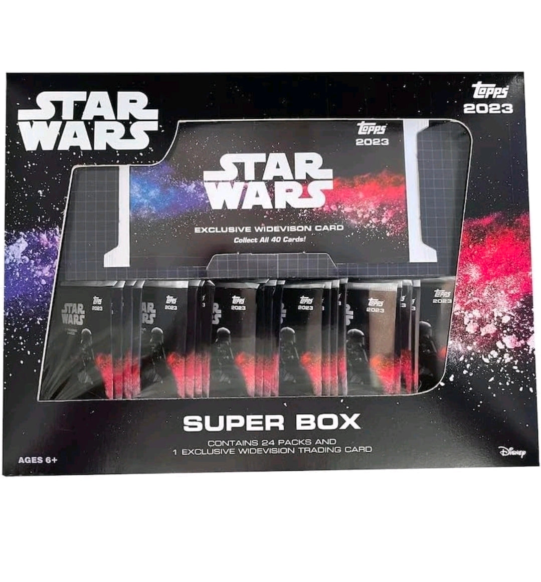 2023 Topps Star Wars Flagship Super Hobby Box - 24 packs!!
