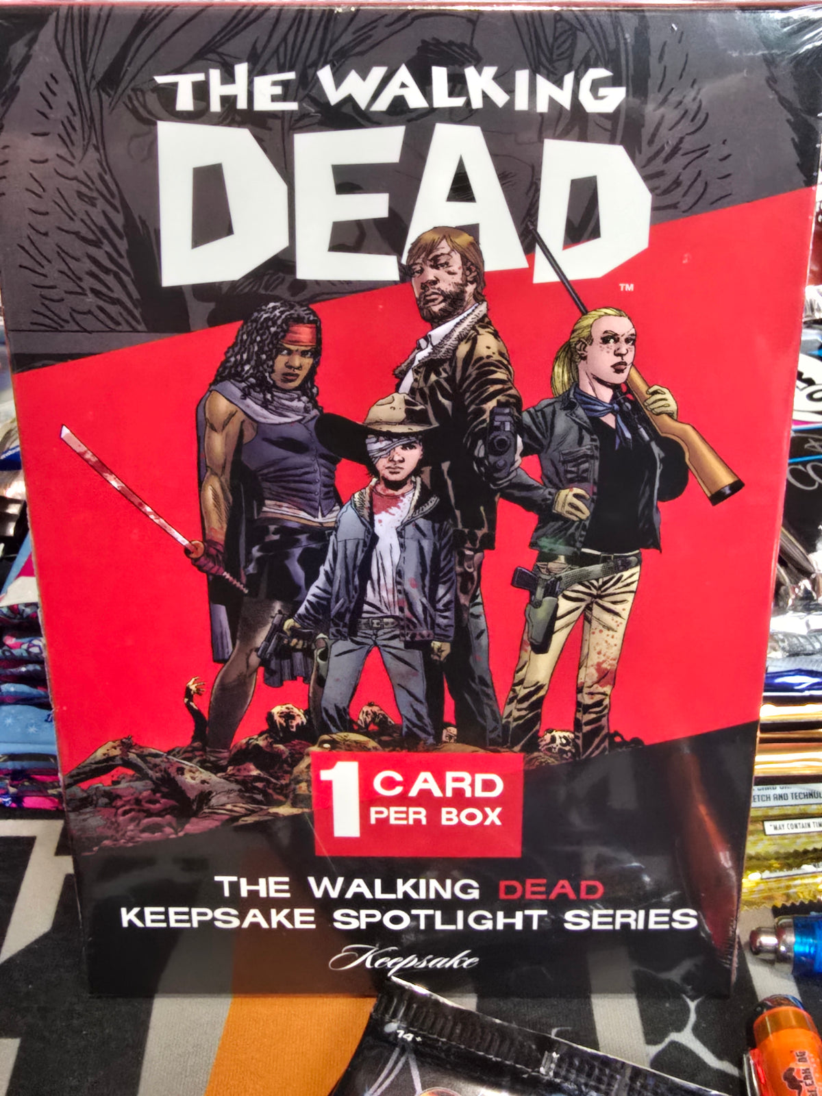 Keepsake The Walking Dead Spotlight Series Hobby Box  - 1 encased premium card!