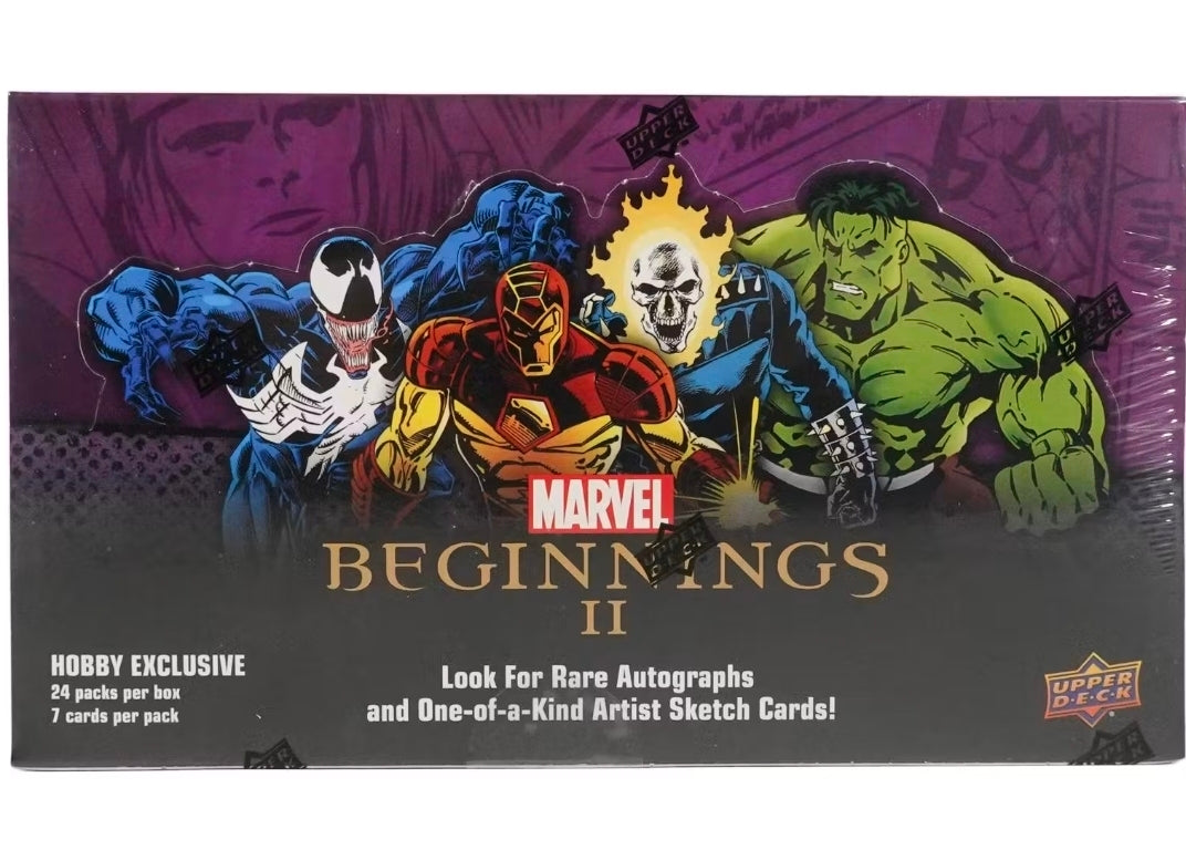 FULL BOX Marvel 2012 Beginnings Series 2 Hobby Box - 24 packs!