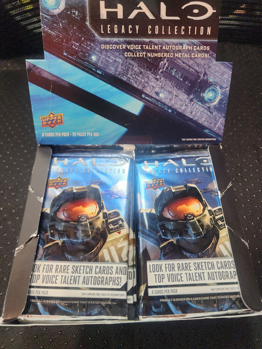 Upper Deck Halo Legacy Collection XBOX Hobby Pack!