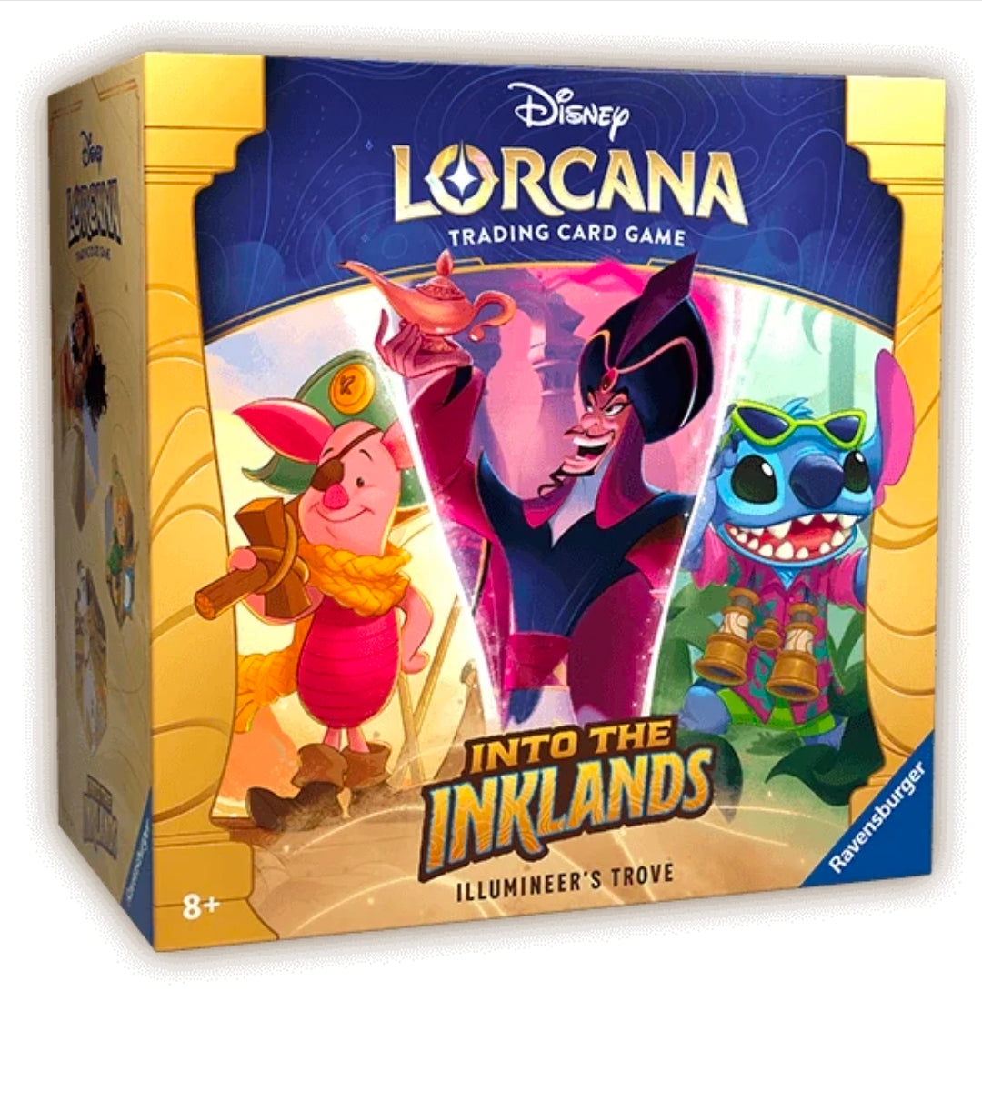 Disney Lorcana Into The Inklands Trove - 8 booster packs!