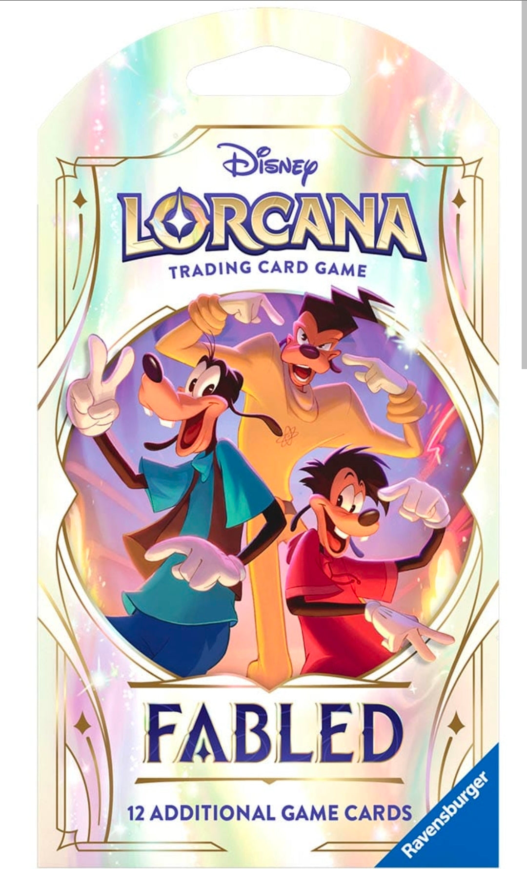 Lorcana Fabled SLEEVED Booster Pack! 12 cards!