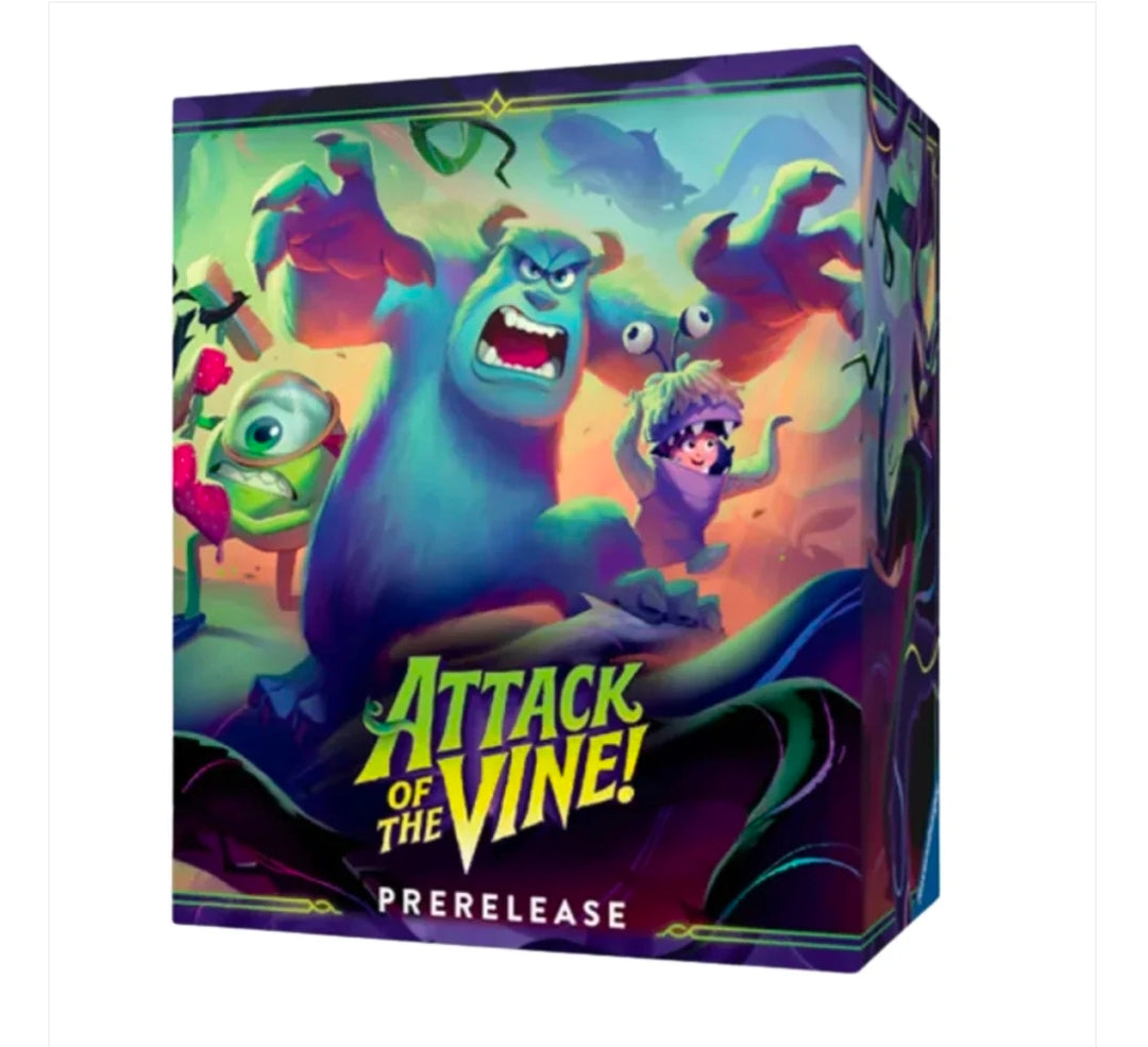 Disney Lorcana Attack of the Vine! Prerelease Kit (SIX booster packs!)