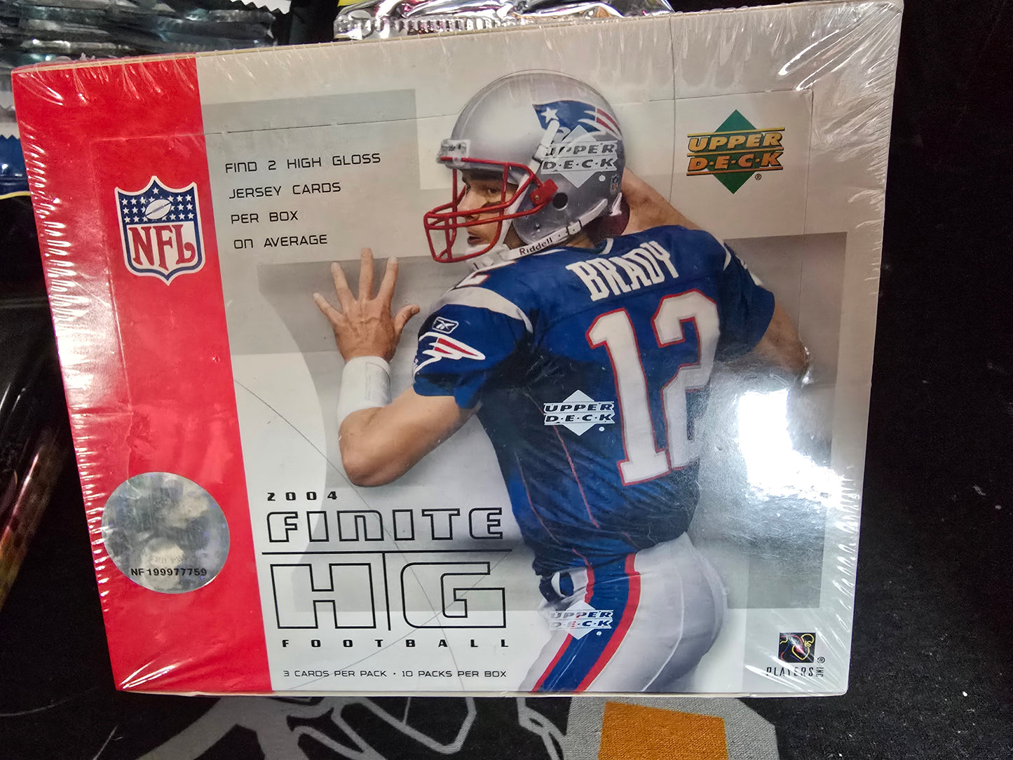 2004 Upper Football Finite HG Hobby Box - Eli Manning, Ben Roethlisberger, Phillip River RC?