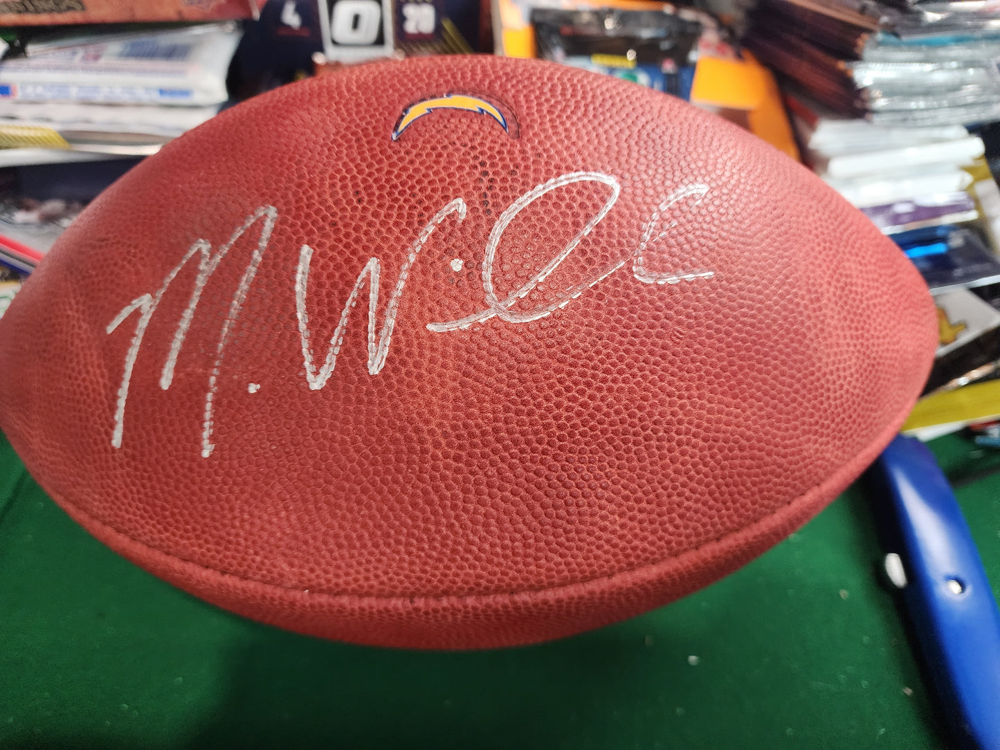 LA Chargers Game Used Football Lot - Danny Woodhead, Mike Williams, Eric Weddle - plus Kellen Winslow game issued signed Football!