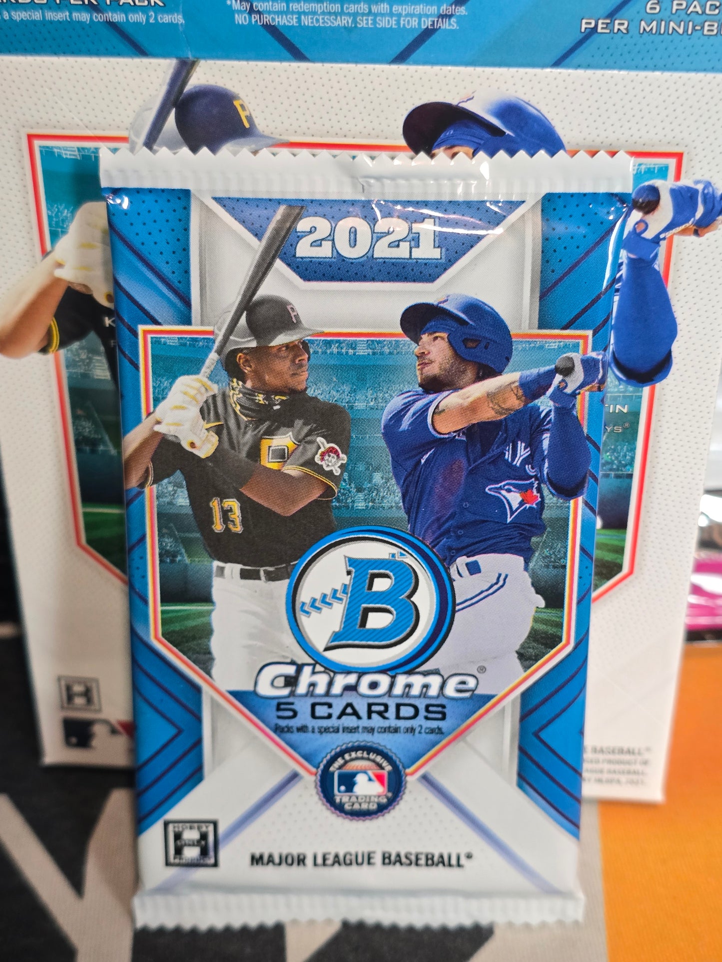 2021 Bowman Chrome Baseball Hobby Pack