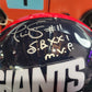 Phil Simms AUTHENTIC Autographed Full Size Helmet Giants Fanatics COA