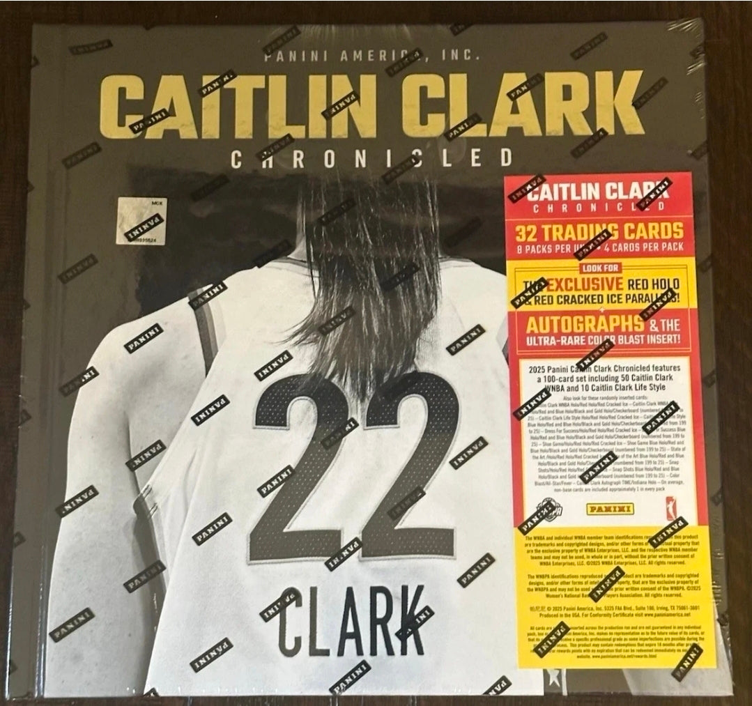 2025 Panini WNBA Caitlin Clark Chronicled Box! 8 packs, hunt for autos!