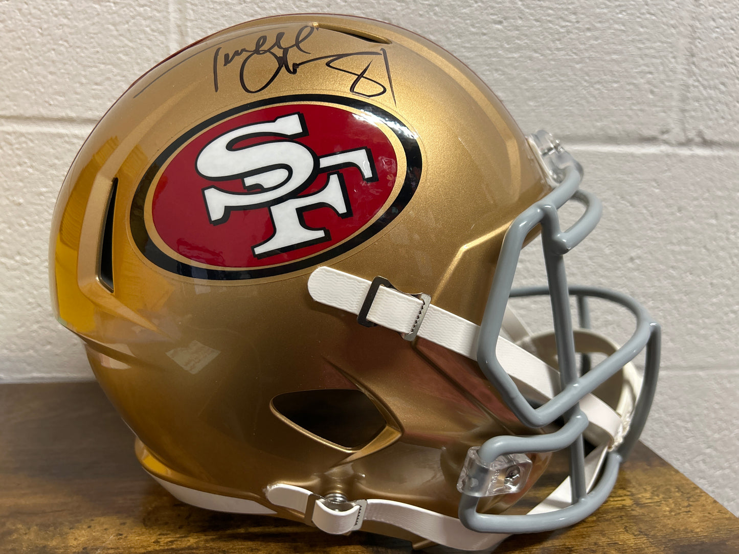Terrell Owens 49ers Full Size Helmet JSA COA