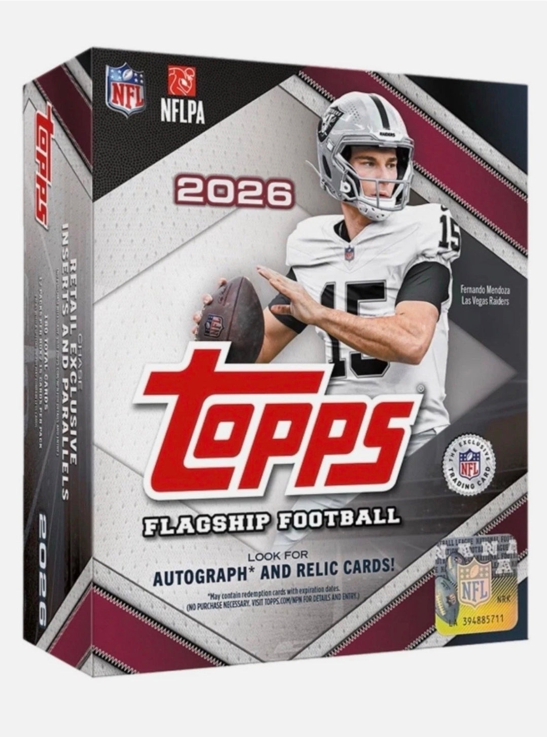 2026 Topps Flagship Football Mega Box