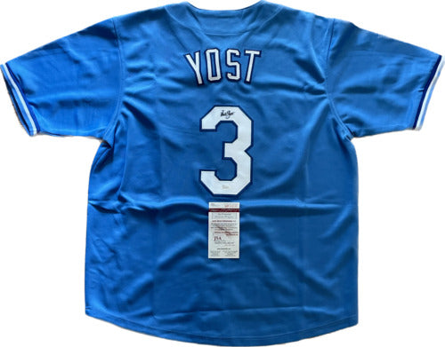 Ned Yost Autographed Royals Custom Jersey with JSA COA