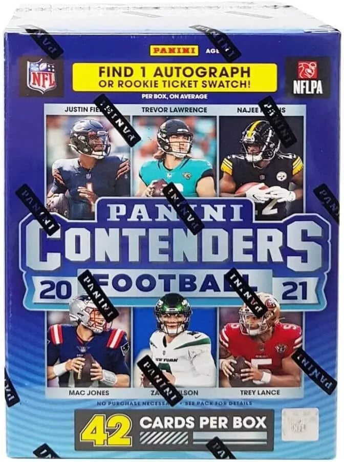 LOT OF FIVE (5) Panini 2021 Contenders Football Blaster Box FREE SHIPPING