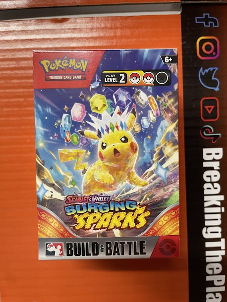 Pokemon Surging Sparks Build and Battle Box