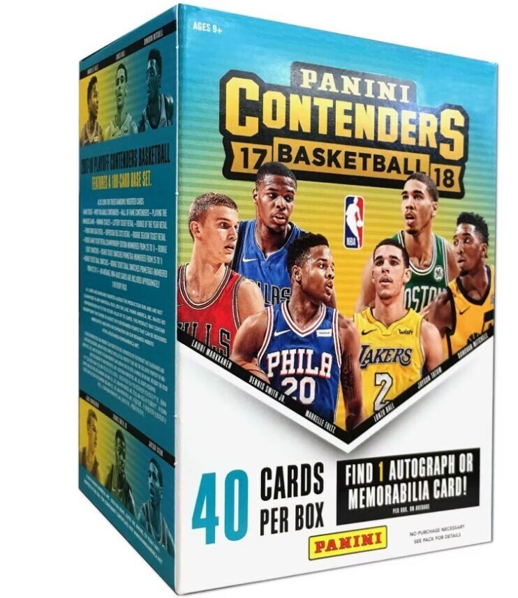 2017-2018 Panini Contenders Basketball Blaster Box