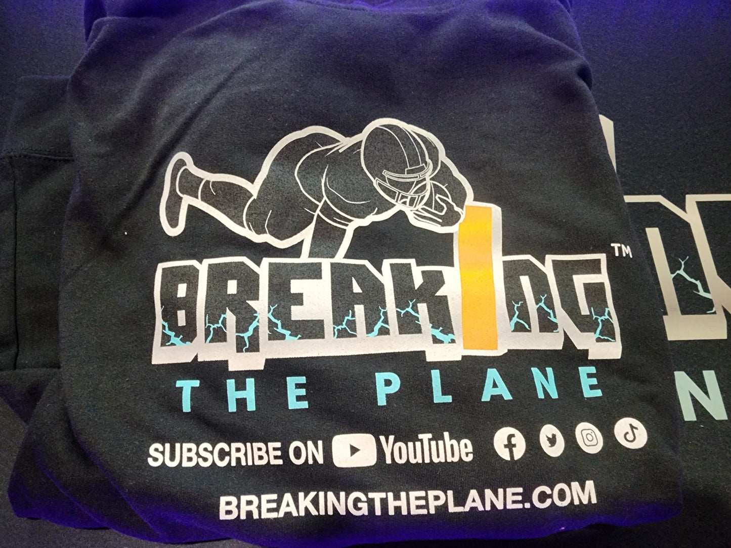 Breaking The Plane Black Hoodie