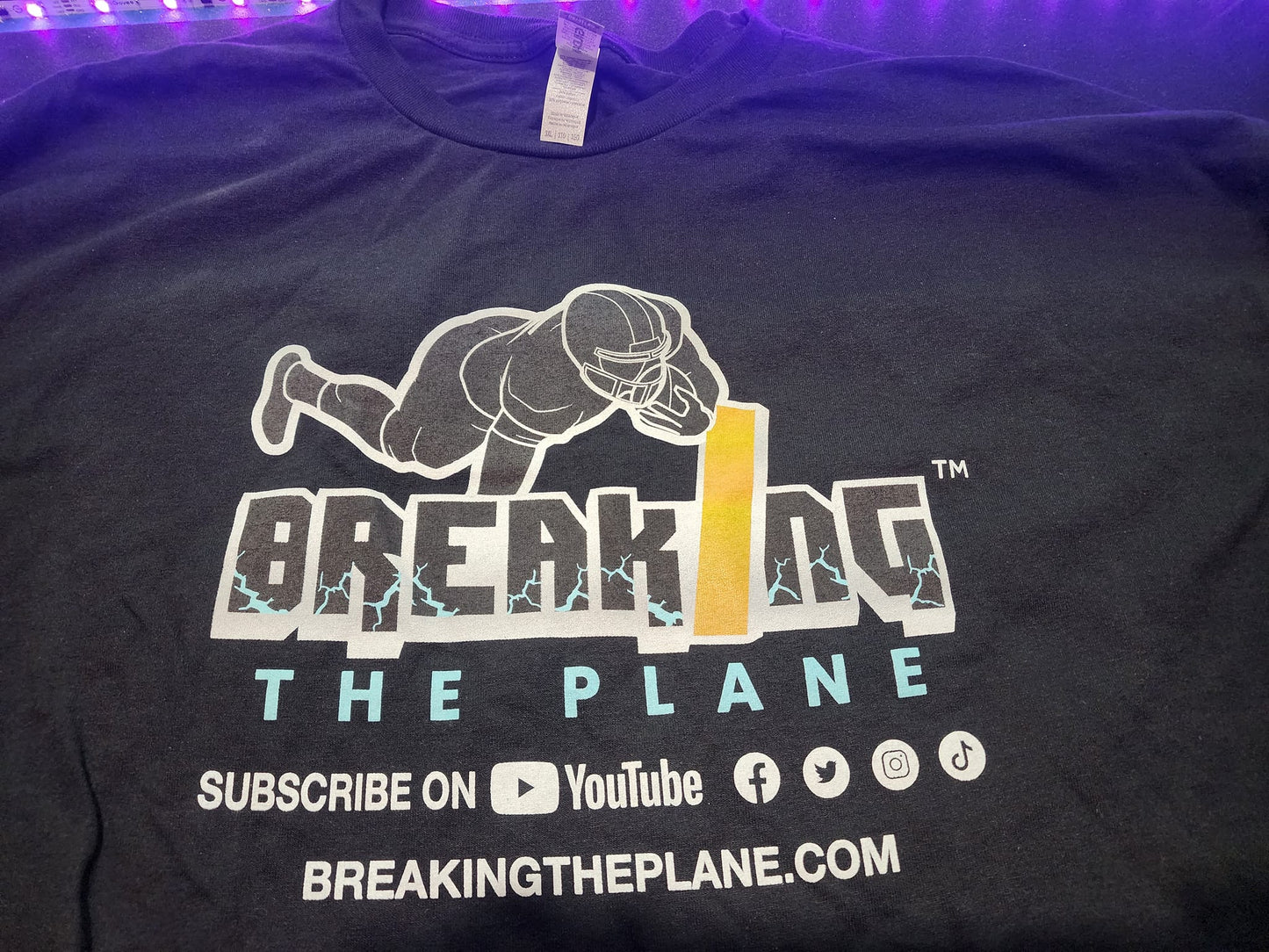 Breaking The Plane Black T-Shirt