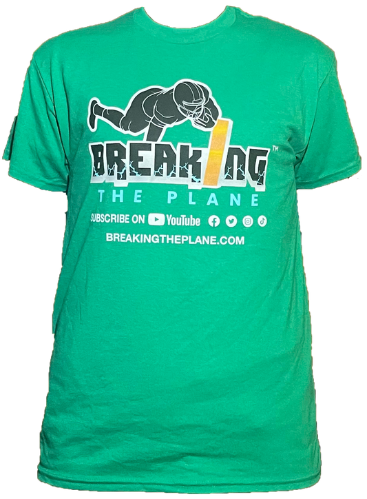 Breaking The Plane Green T-Shirt