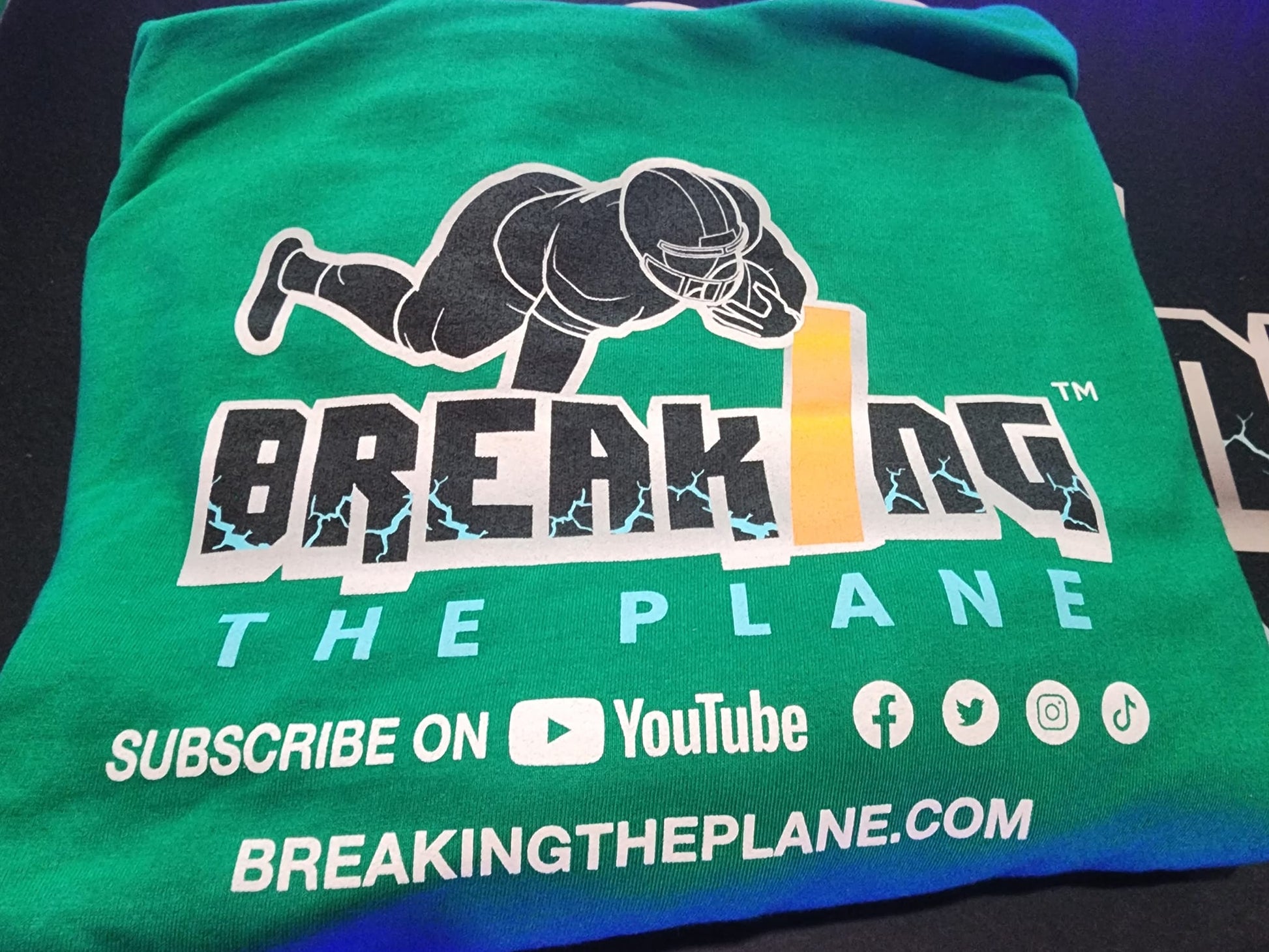 Breaking The Plane Green Hoodie