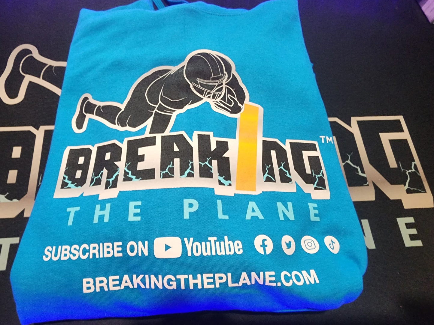 Breaking The Plane Sapphire Hoodie