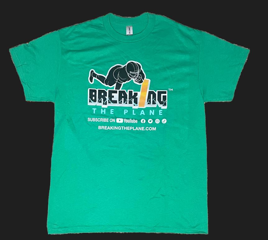 Breaking The Plane Green T-Shirt