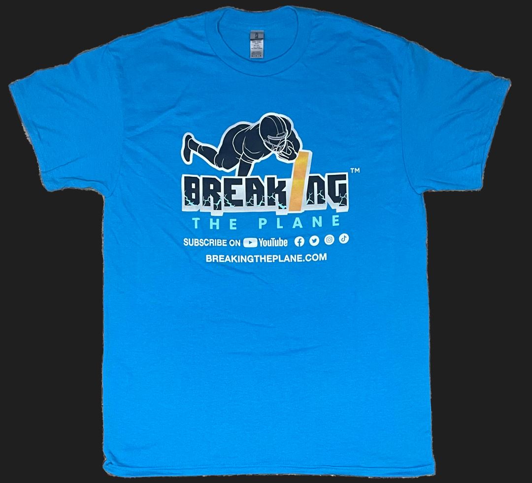 Breaking The Plane Sapphire Blue T-Shirt