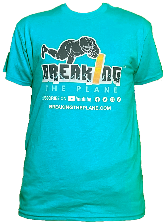 Breaking The Plane Teal T-Shirt
