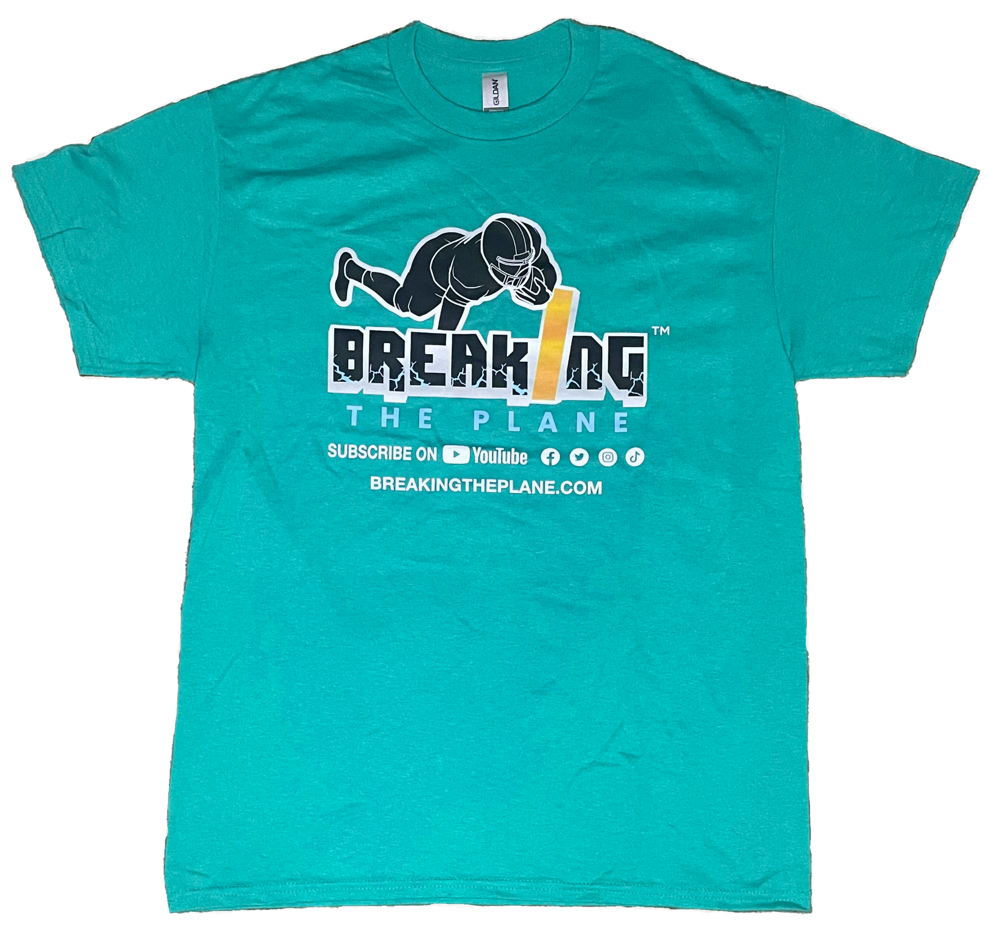 Breaking The Plane Teal T-Shirt
